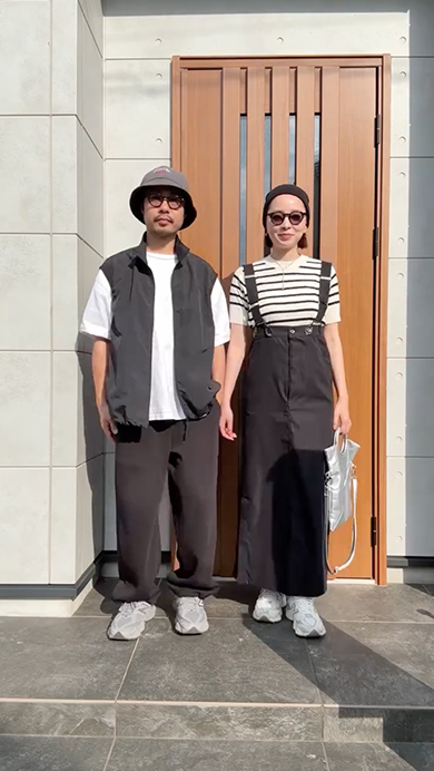 夫婦のリンクコーデ