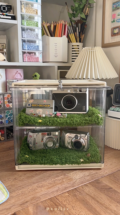 緑のモサモサ毛糸活用法