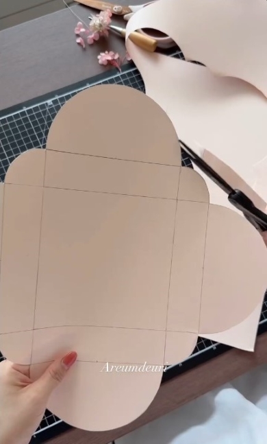 BOX用の紙を切ります