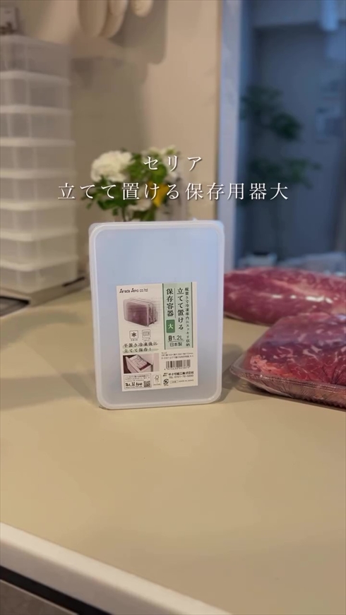 100均アイテムで冷蔵庫を整理