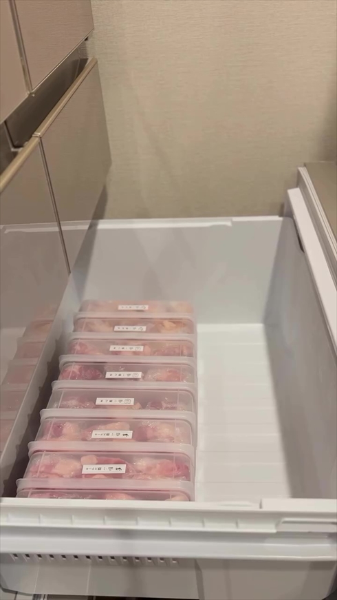 100均アイテムで冷蔵庫を整理