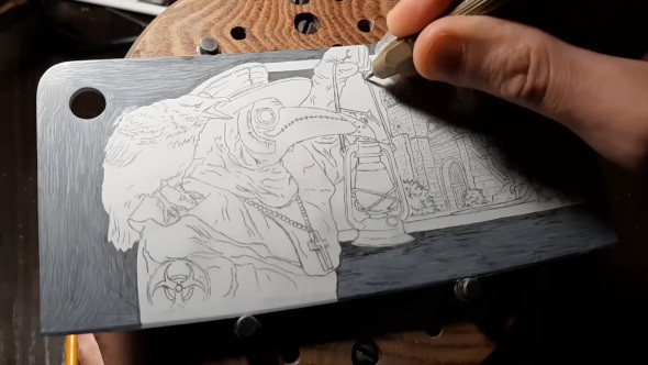 再挑戦するときれいに削れています