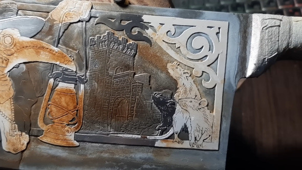 イラストが浮かび上がり立体的に見える！