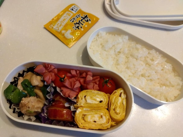 娘が作ったお弁当