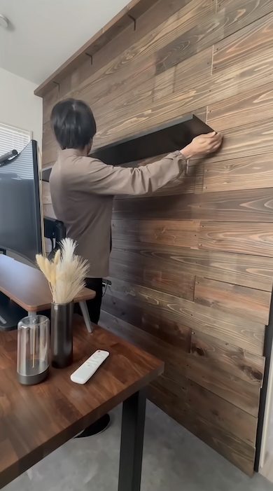 棚などを設置