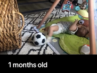 生後1カ月でゴール