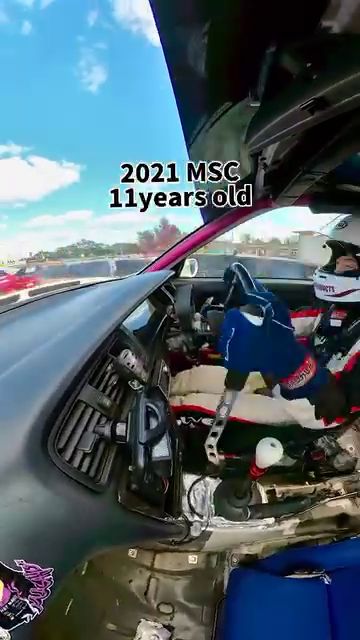 11歳でMSCチャレンジに出走する男の子