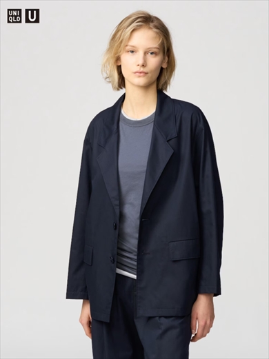ユニクロ「コットンブレンドジャケット」