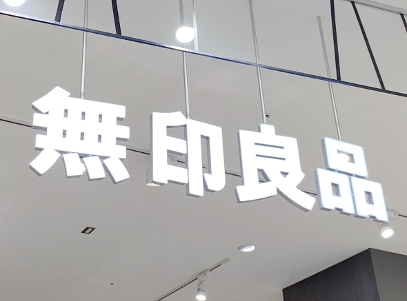 無印の店舗のロゴマーク
