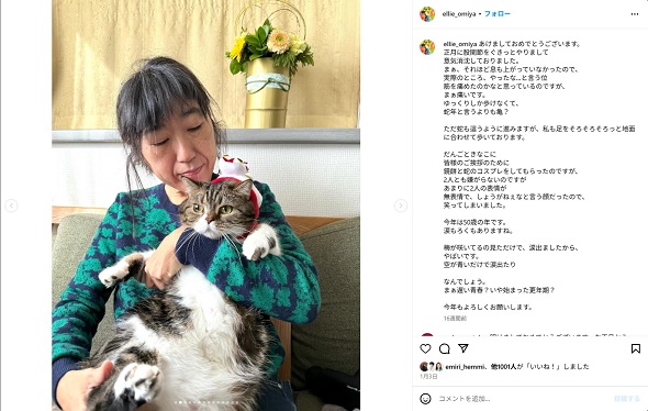 病没した大宮エリーさん