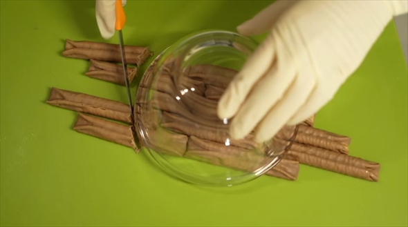 ルマンドアイスケーキを作ってみた