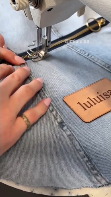 ジーンズから作るバッグ