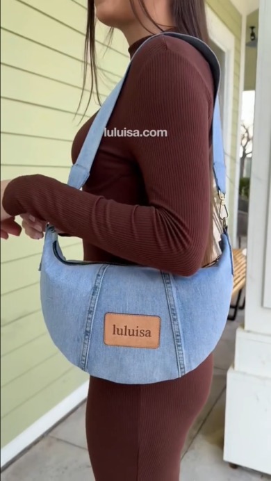 ジーンズから作るバッグ