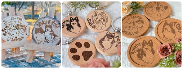 ミモザの女神みたいに撮れた愛犬シェルティ