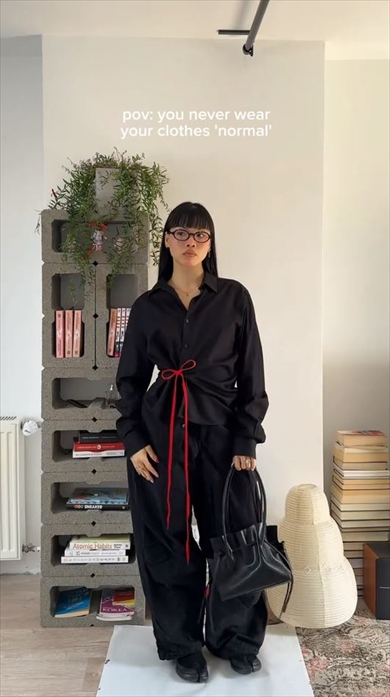 着こなしをかっこよくする工夫