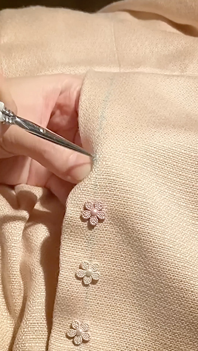 さくら色のワンピース