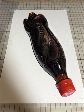 コカ・コーラ ラベルレス 鉛筆画