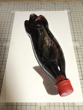 コカ・コーラ ラベルレス 鉛筆画