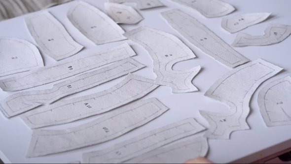 頭蓋骨 バッグ作り