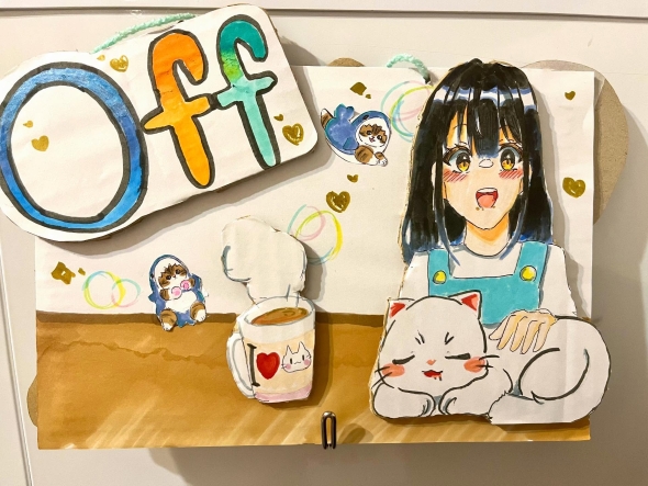 オフの時のルームプレートの