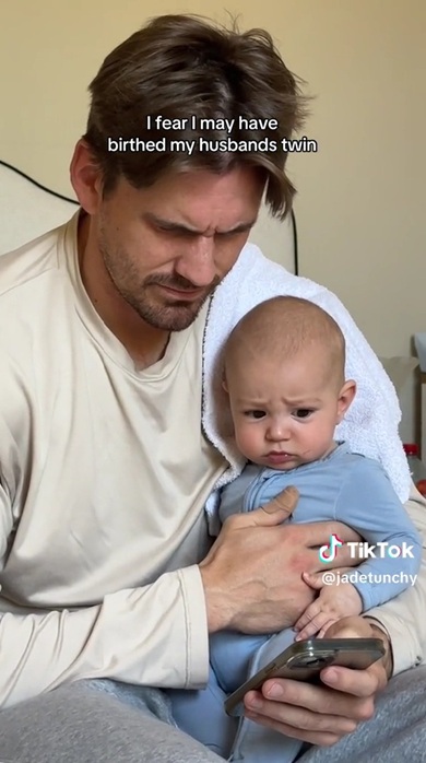 パパと赤ちゃん