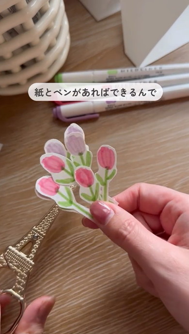 手書きの母の日カード