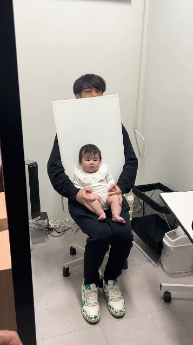 赤ちゃんの証明写真