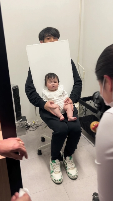 赤ちゃんの証明写真