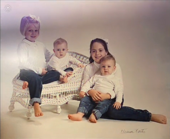 子供の頃の写真の再現