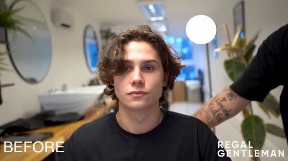 ヘアカット前の写真