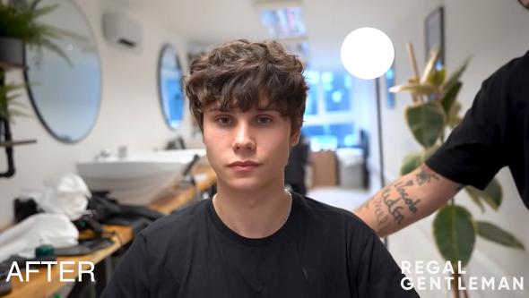 ヘアカット後の写真