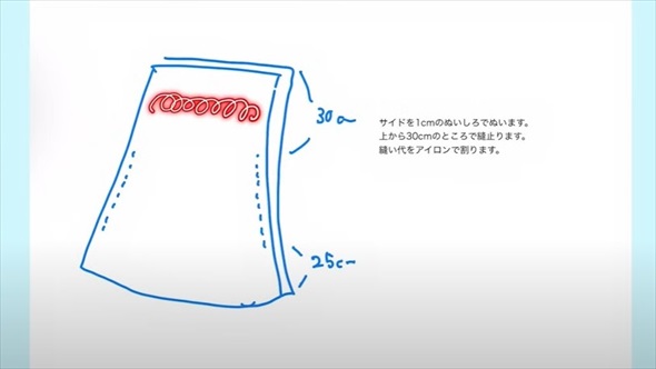 使い古した兵児帯をワンピースにリメイク