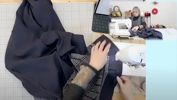 使い古した兵児帯をワンピースにリメイク