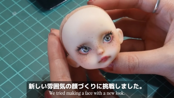 使用するドールヘッド