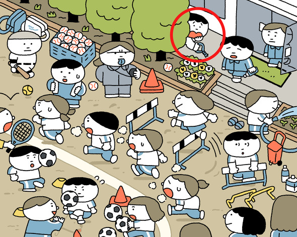 ねとらぼ　隠し絵　イラカアヅコ