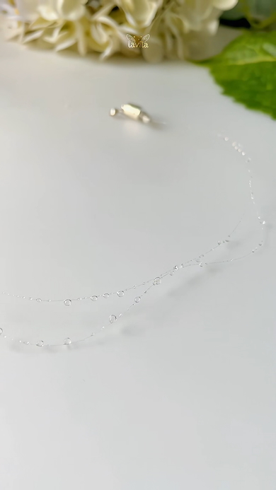 妖精の雫のようなネックレス