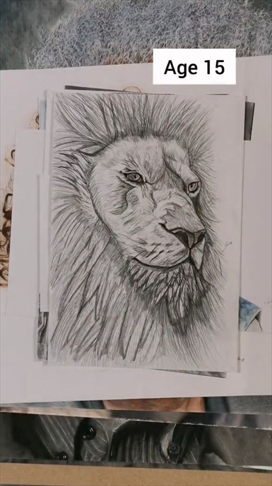 15歳のときのライオン