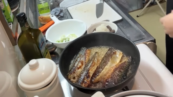 サバの照り焼き完成