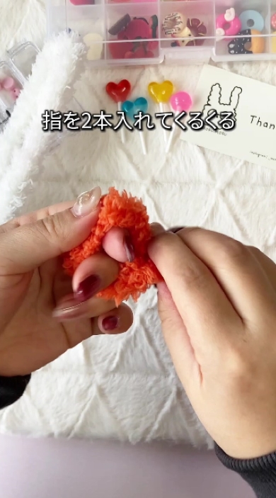 モールで作ったかわいいキツネ
