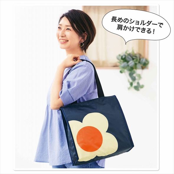 Orla Kielyのフラワーペタル柄保冷バッグ 「フラワーペタル」がプリントされたかわいらしいデザイン