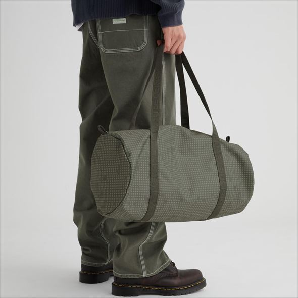 thisisneverthat Boston Bag 落ち着いた総柄デザイン