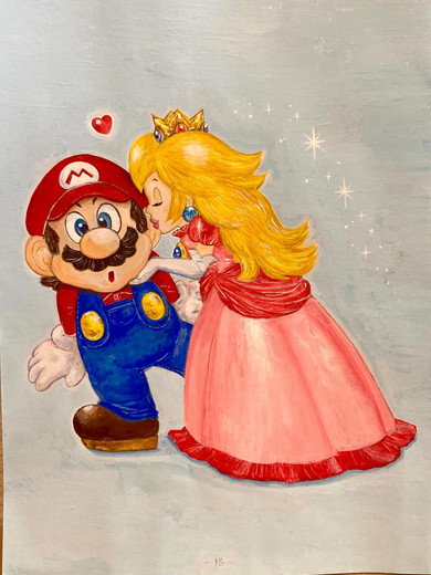 ママが仕上げた塗り絵