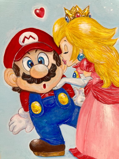 ママが仕上げた塗り絵