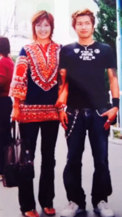 昔からイケてたという父