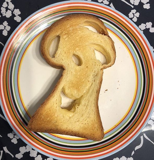 魂の抜けた自家製食パン