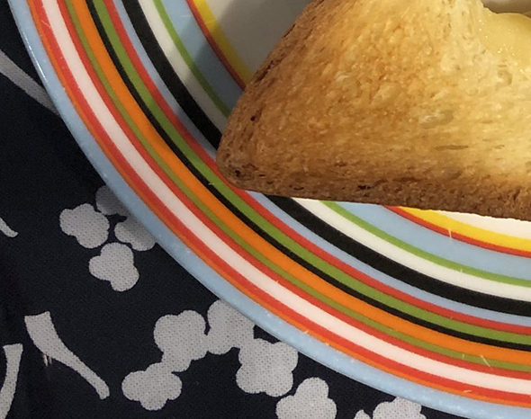 魂の抜けた自家製食パン