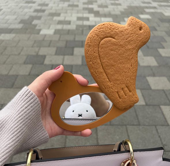 鳩サブレー ミラー 鳩妻鏡