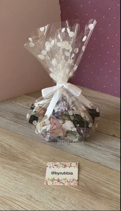 手作りバスケットの完成！