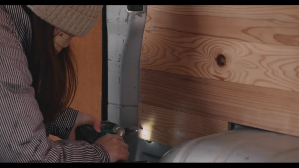 ハイエース DIY 車中泊