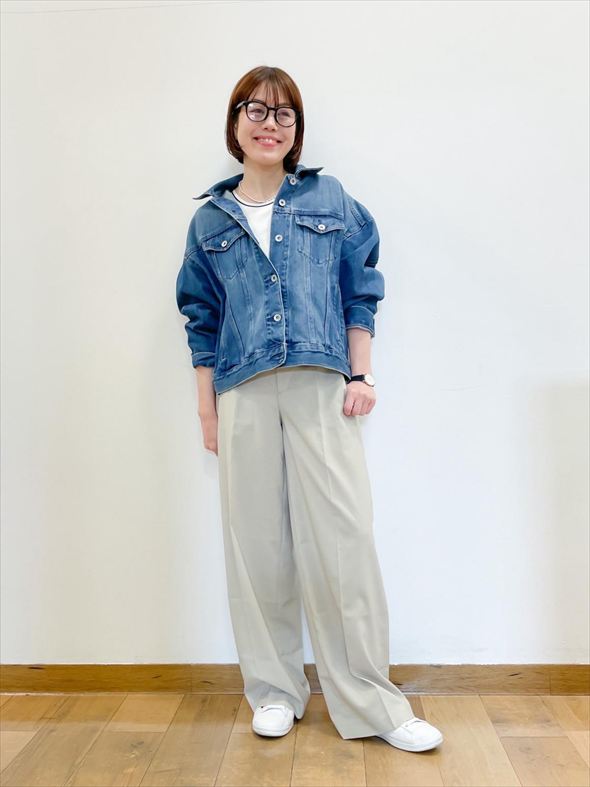 リブブラトップ/アメリカンスリーブ ライン効果でスッキリ見え